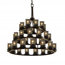  MSH-8712-10-DBRZ - Dakota 36-Light 3-Tier Ring Chandelier