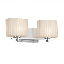 Justice Design Group (Yellow) PNA-8442-55-PLET-CROM - Era 2-Light Bath Bar