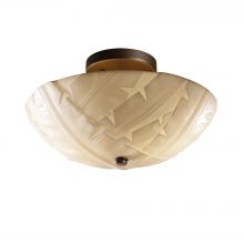  PNA-9690-35-BANL-DBRZ-LED2-2000 - 14" LED Semi-Flush Bowl