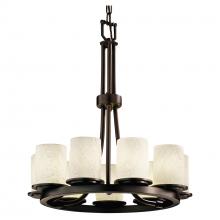  POR-8766-10-BANL-DBRZ - Dakota 9-Light Ring Chandelier