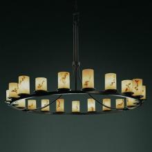  FAL-8716-12-MBLK - Dakota 21-Light 1-Tier Ring Chandelier