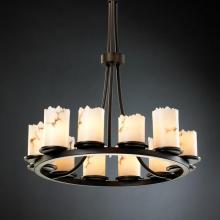  FAL-8763-12-DBRZ - Dakota 12-Light Ring Chandelier (Tall)