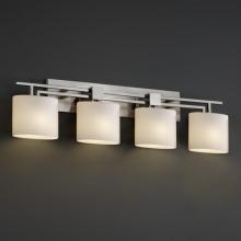  FSN-8704-20-OPAL-MBLK - Aero 4-Light Bath Bar