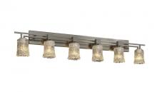  GLA-8706-16-WHTW-NCKL - Aero 6-Light Bath Bar