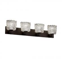  GLA-8924-30-LACE-MBLK - Modular 4-Light Bath Bar