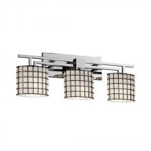  WGL-8703-30-GRCB-CROM - Aero 3-Light Bath Bar