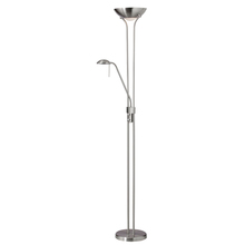  505F-SC - Mother/Son Floor Lamp/Satin Chrome