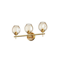  ABI-203W-VB - 3LT Halogen Vanity VB w/ Champagne Glass