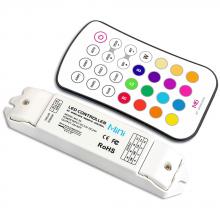 Dainolite Canada CB-RGB - RF Wireless RGB Controller Kit with 6 Modes Loop for LED Strip Light, MAX 216W for 24VDC input.