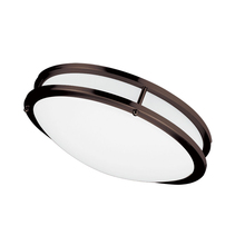 Dainolite Canada CFLED-C1626-BZ - LED Ceiling Flush, 16” dia, Bronze Finish