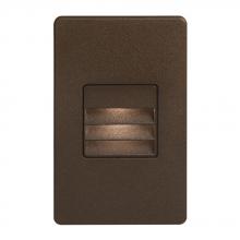 Dainolite Canada DLEDW-234-BZ - 120VAC input, L125mmxW78mmxH37mm, 2700K, 3.3W IP65, Bronze Wall LED Light with Louver