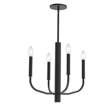 Dainolite Canada ELN-164C-MB - 4 Light Incandescent Chandelier, Matte Black