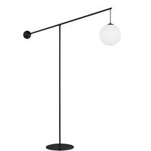  HOL-1061F-MB - 1 LT Incandescent Floor Lamp, MB w/ Opal Glass