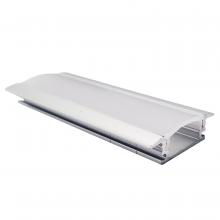 Dainolite Canada LD-TRK-LPG1-3 - 3M (118") - 25 x 7 mm Aluminum Extrusion with Milky Cover