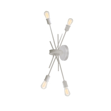  NEB-194W-WH - 4LT Incandescent Wall Sconce Matte White