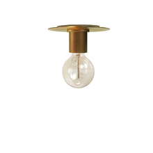 Dainolite Canada RSW-61FH-AGB - 1 Light Incandescent Flush Mount, Aged Brass