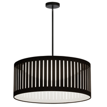  SDLED-20P-MB-BK - 22W Slit Drum Pendant, MB with BK Shade