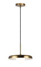 Matteo C34411AGOP - Creston Aged Gold Brass Pendant