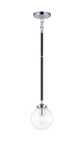 Matteo C58201CHCL - Particles Black and Chrome Pendant
