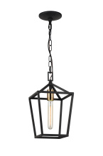Matteo C61701RB - Scatola Rusty Black and Aged Gold Brass Accents Pendant