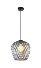 Matteo C68103SM - Quilted Gem Matte Black Pendant