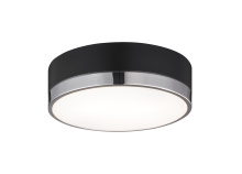 Matteo M14302BKCH - Trydor Black and Chrome Ceiling Mount