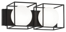 Matteo S03802BK - Squircle Black Wall Sconce