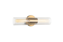 Matteo S05401AG - Odette Aged Gold Brass Wall Sconce