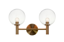 Matteo S06002AGCL - Cosmo Aged Gold Brass Wall Sconce
