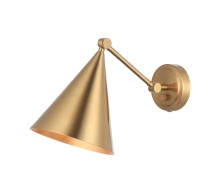 Matteo S16511AG - Pearson Aged Gold Brass Wall Sconce