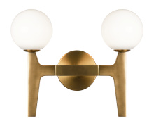 Matteo W34902AGOP - Scriben Aged Gold Brass Wall Sconce