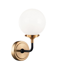 Matteo W58201AGOP - Particles Aged Gold Brass Wall Sconce