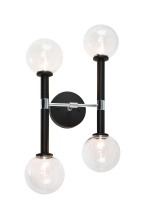 Matteo W75304BKCL - Stellar Black Wall Sconce
