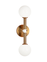 Matteo W75312AGOP - Stellar Aged Gold Brass Wall Sconce