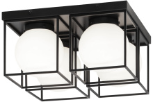 Matteo X03804BK - Squircle Black Ceiling Mount