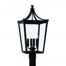  947943BK - 4 Light Outdoor Post Lantern