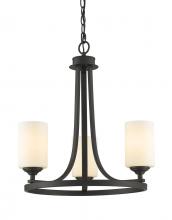  435-3BRZ - 3 Light Chandelier