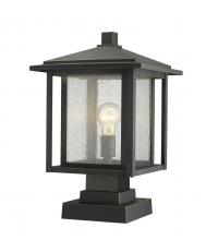  554PHBS-SQPM-ORB - 1 Light Outdoor Pier Mounted Fixture