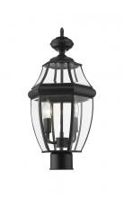  580PHM-BK - 2 Light Outdoor Post Mount Fixture