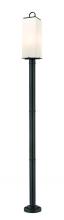 z-Lite 593PHBR-567P-BK - 3 Light Outdoor Post Mounted Fixture