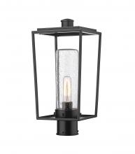  594PHMR-BK - 1 Light Outdoor Post Mount Fixture