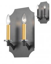  6008-2S-BRZ - 2 Light Wall Sconce