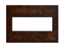  AWM3GHFBR1 - Hubbardton Forge Bronze, 3-Gang Wall Plate