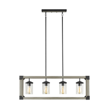 Generation Lighting  6613304-803 - Dunning Four Light Island Pendant