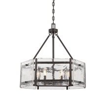  7-3040-6-13 - Glenwood 6-Light Pendant in English Bronze