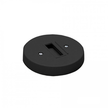 WAC LMP-BK - L Track Round Monopoint Canopy
