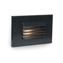  WL-LED120-AM-BK - LED Horizontal Louvered Step and Wall Light