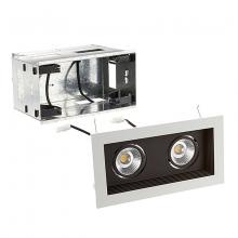 WAC MT-3LD211R-F935-BK - Mini Multiple LED Two Light Remodel Housing with Trim and Light Engine