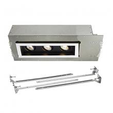 WAC MT-3LD311NA-W935BK - Mini Multiple LED Three Light New Construction Housing with Trim and Light Engine