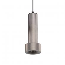 Avenue  HF1070-LGY - Cicada 1 Light Pentant Knurled Light Grey